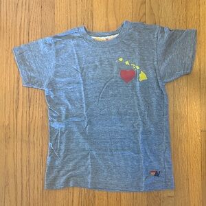 Aviator Nation Kids Hawaii , Maui Fire Relief Heather Gray tri- blend T-Shirt